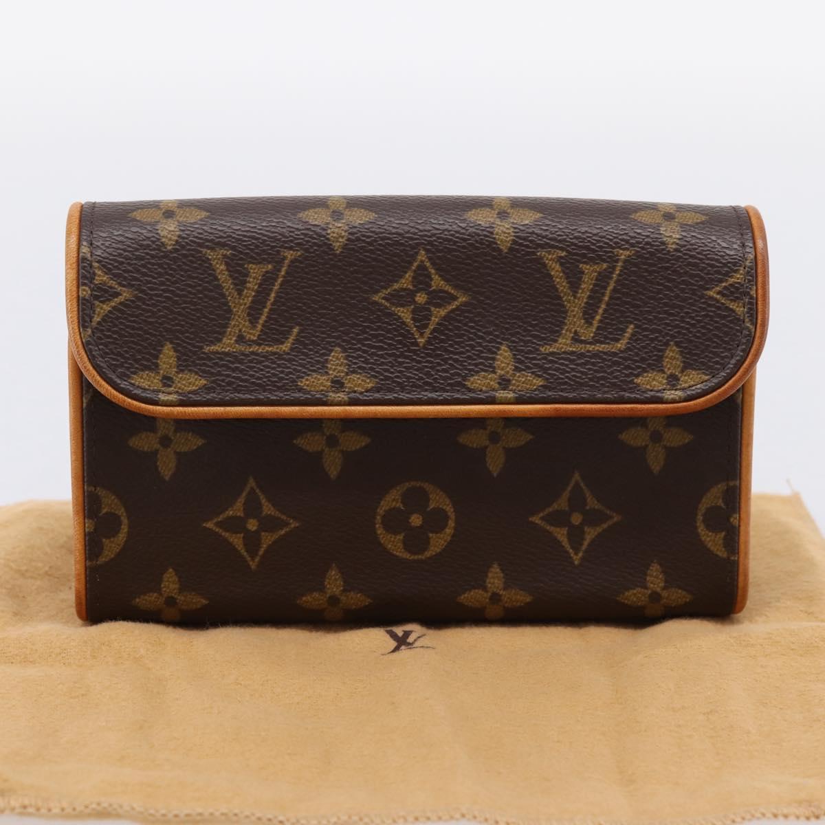 LOUIS VUITTON Monogram Pochette Florentine Waist Bag M51855 LV Auth 203155V