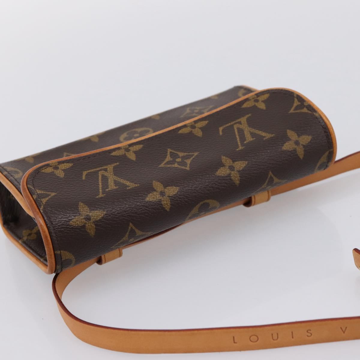 LOUIS VUITTON Monogram Pochette Florentine Waist Bag M51855 LV Auth 203155V