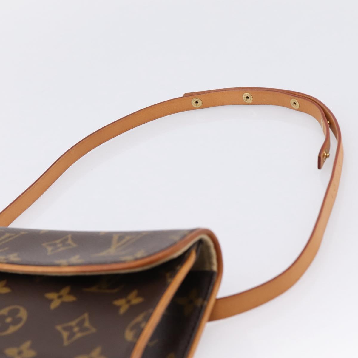 LOUIS VUITTON Monogram Pochette Florentine Waist Bag M51855 LV Auth 203155V