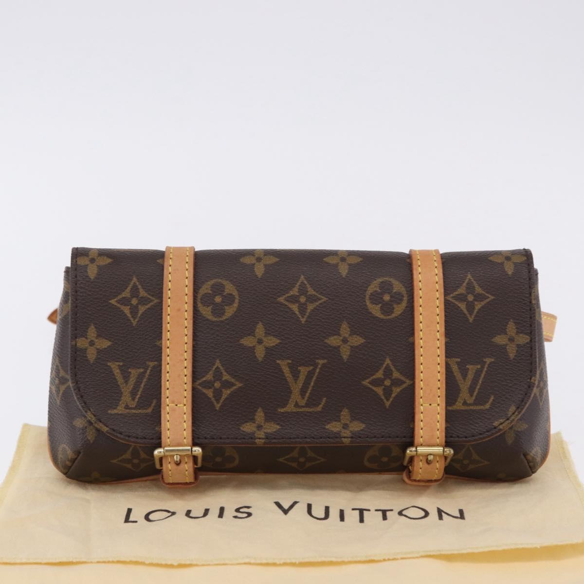 LOUIS VUITTON Monogram Pochette Marrell Waist bag M51159 LV Auth 203156V