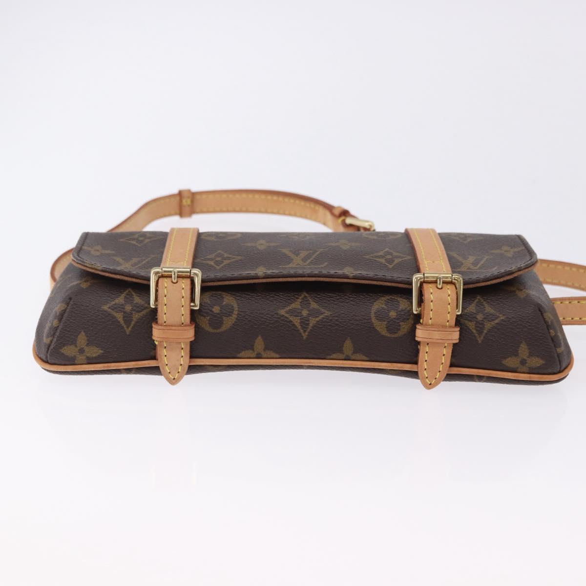 LOUIS VUITTON Monogram Pochette Marrell Waist bag M51159 LV Auth 203156V