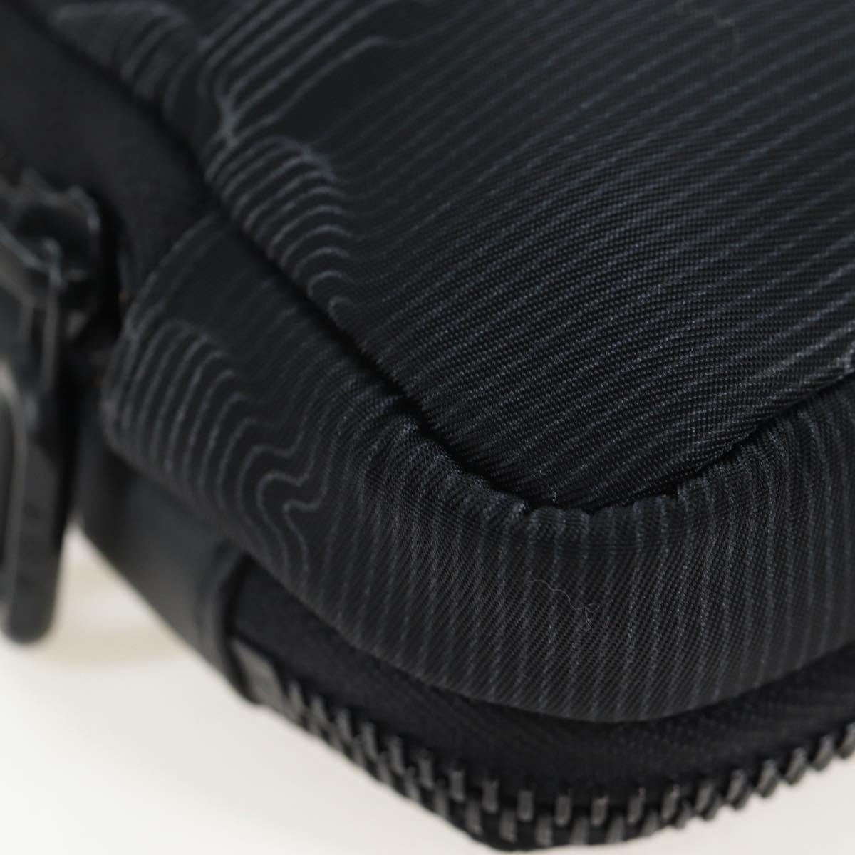 LOUIS VUITTON 3D monogram Double Phone Pouch Black M80141 LV Auth 203158M