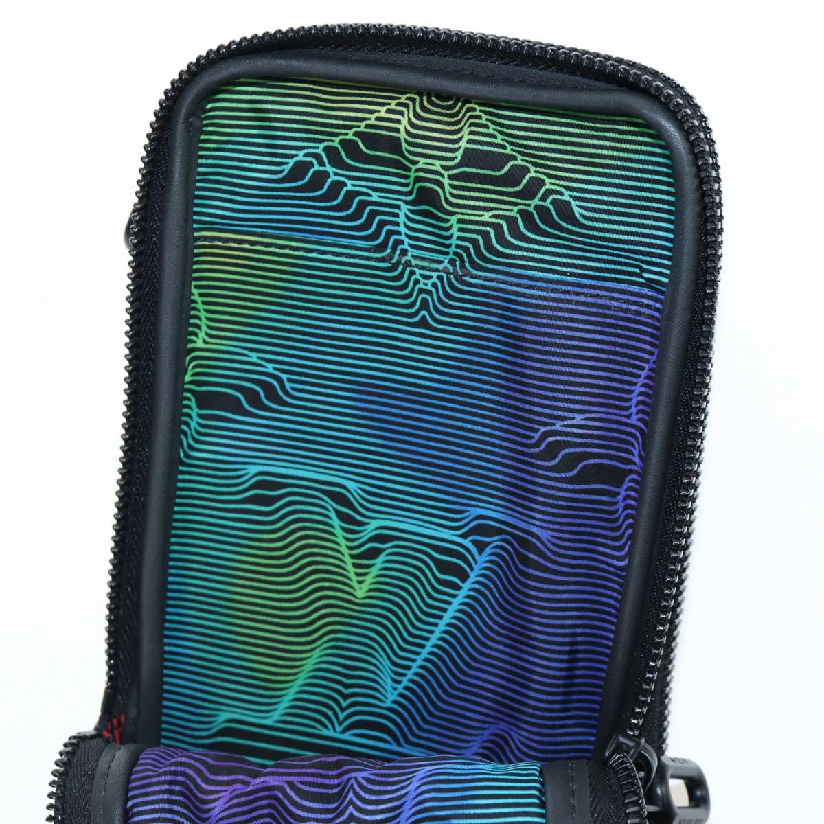 LOUIS VUITTON 3D monogram Double Phone Pouch Black M80141 LV Auth 203158M