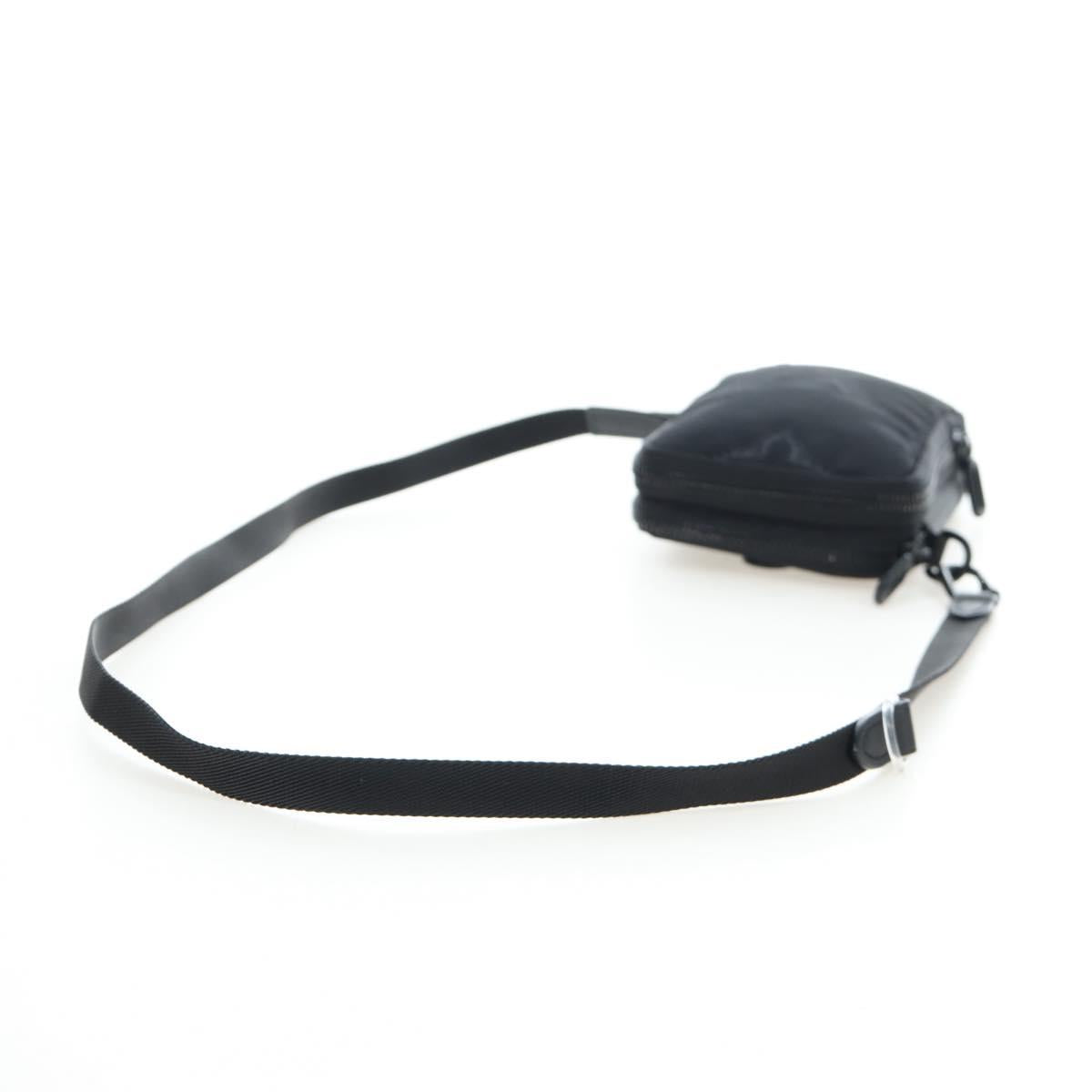 LOUIS VUITTON 3D monogram Double Phone Pouch Black M80141 LV Auth 203158M