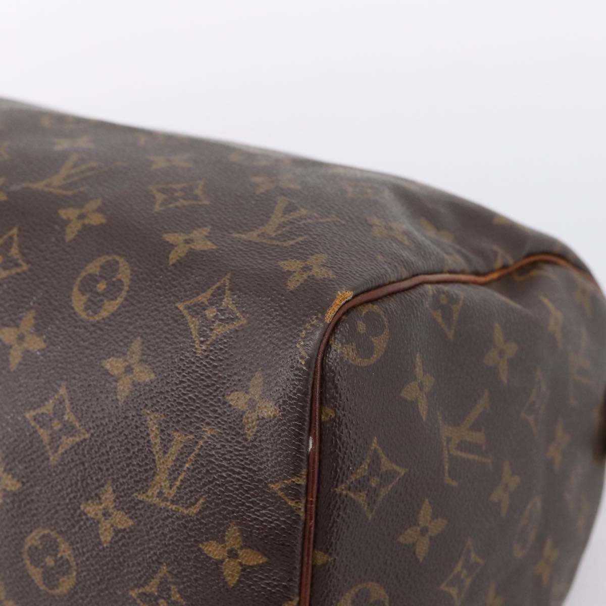 LOUIS VUITTON Monogram Speedy 30 Hand Bag M41526 LV Auth 203162