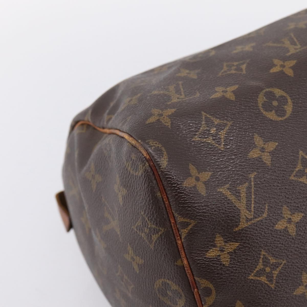 LOUIS VUITTON Monogram Speedy 30 Hand Bag M41526 LV Auth 203162
