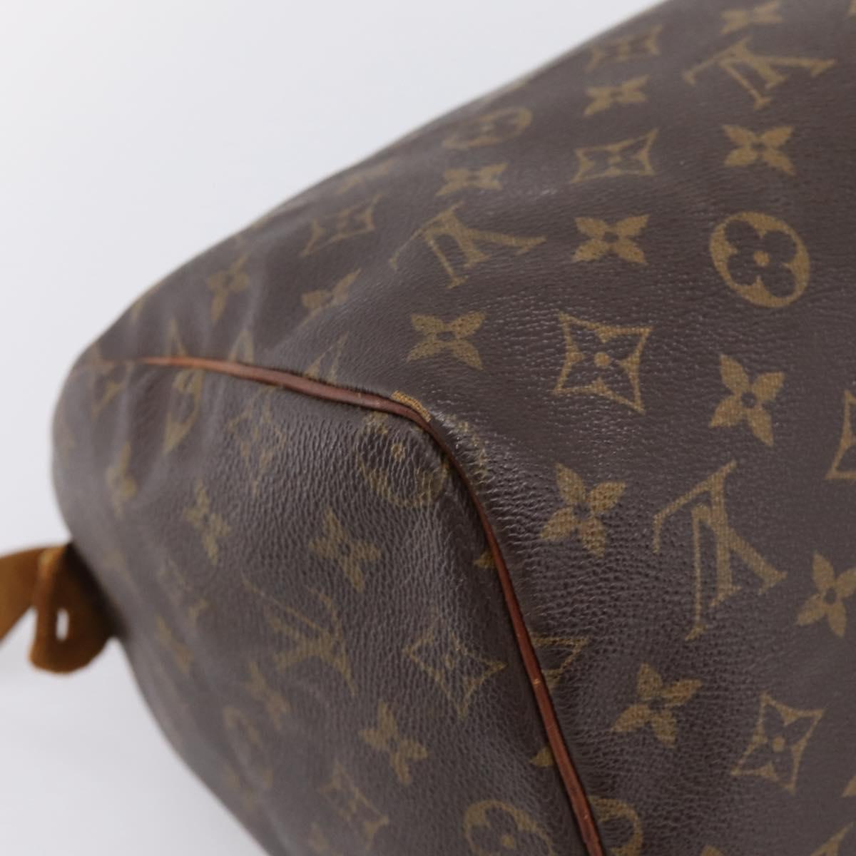 LOUIS VUITTON Monogram Speedy 30 Hand Bag M41526 LV Auth 203162