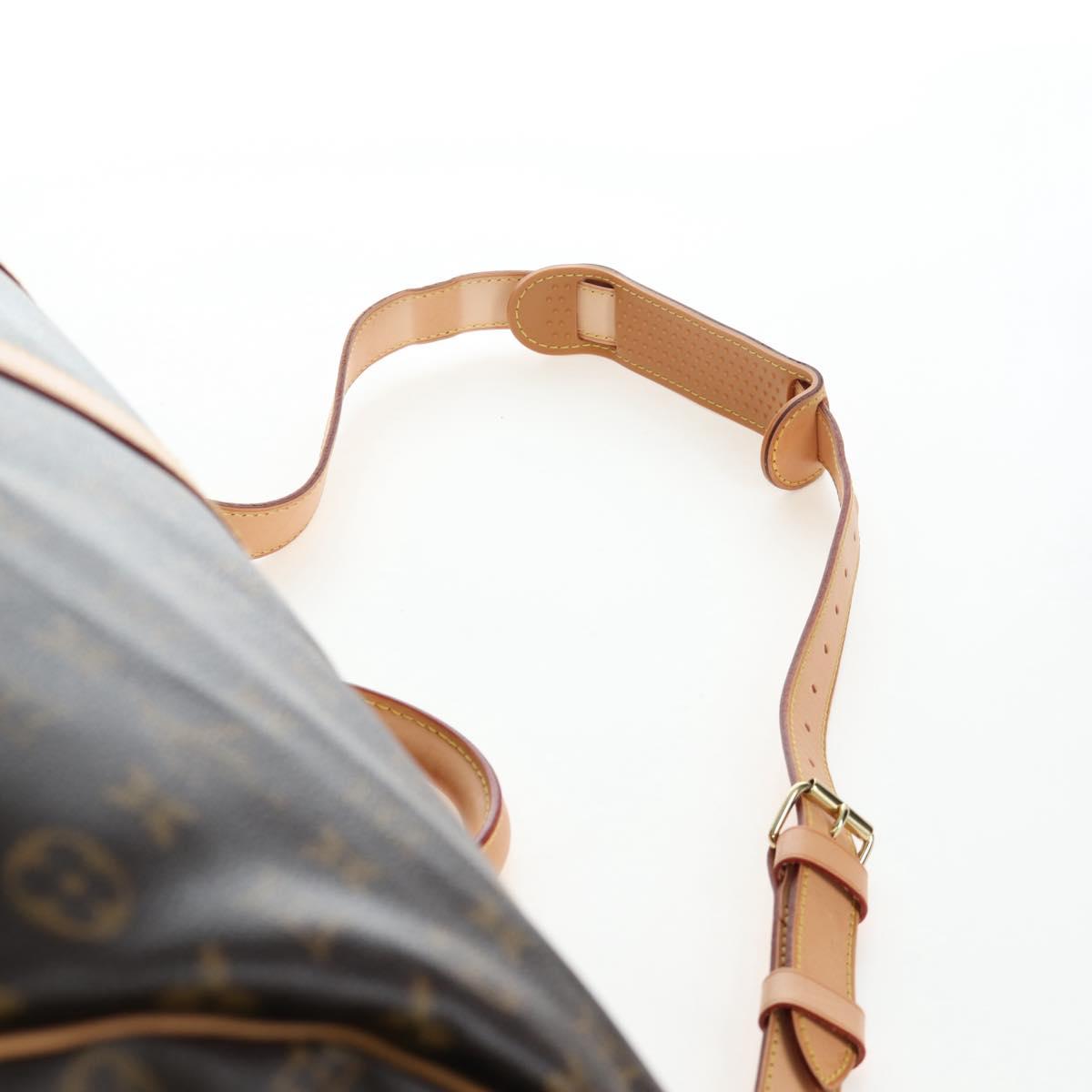 LOUIS VUITTON Monogram Keepall Bandouliere 60 Boston Bag M41412 LV Auth 203164V