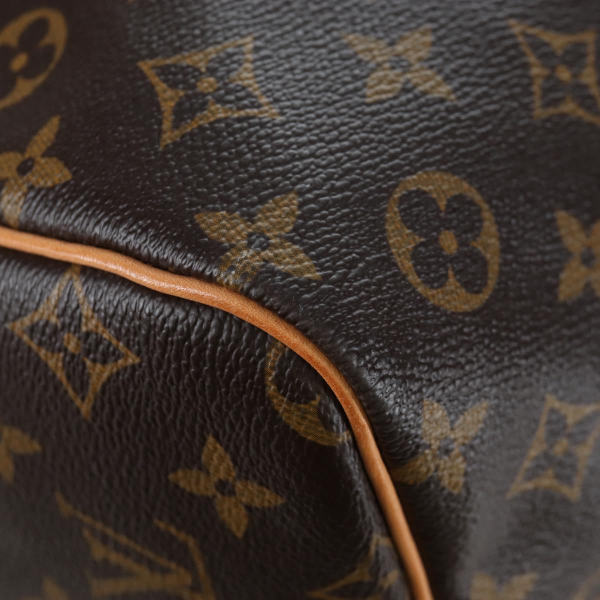 LOUIS VUITTON Monogram Keepall Bandouliere 60 Boston Bag M41412 LV Auth 203164V