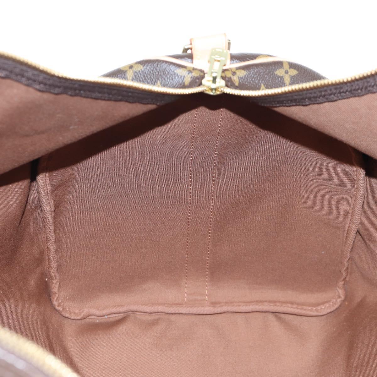 LOUIS VUITTON Monogram Keepall Bandouliere 60 Boston Bag M41412 LV Auth 203164V