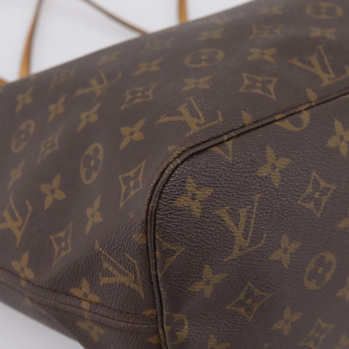 LOUIS VUITTON Monogram Neverfull MM Tote Bag M40156 LV Auth 203165
