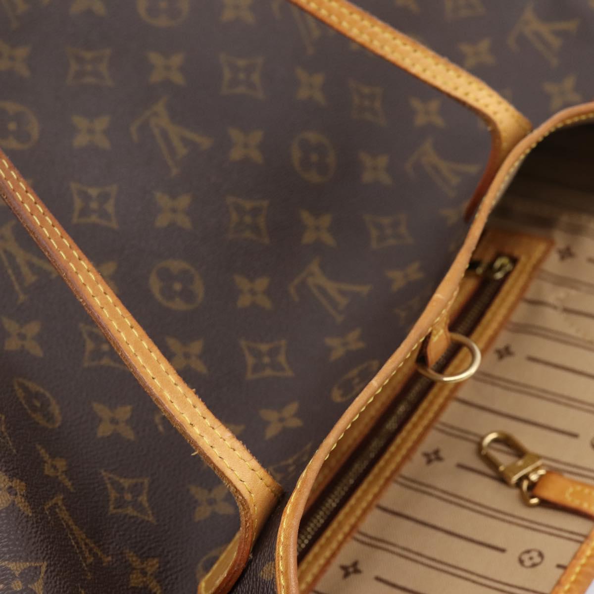 LOUIS VUITTON Monogram Neverfull MM Tote Bag M40156 LV Auth 203165