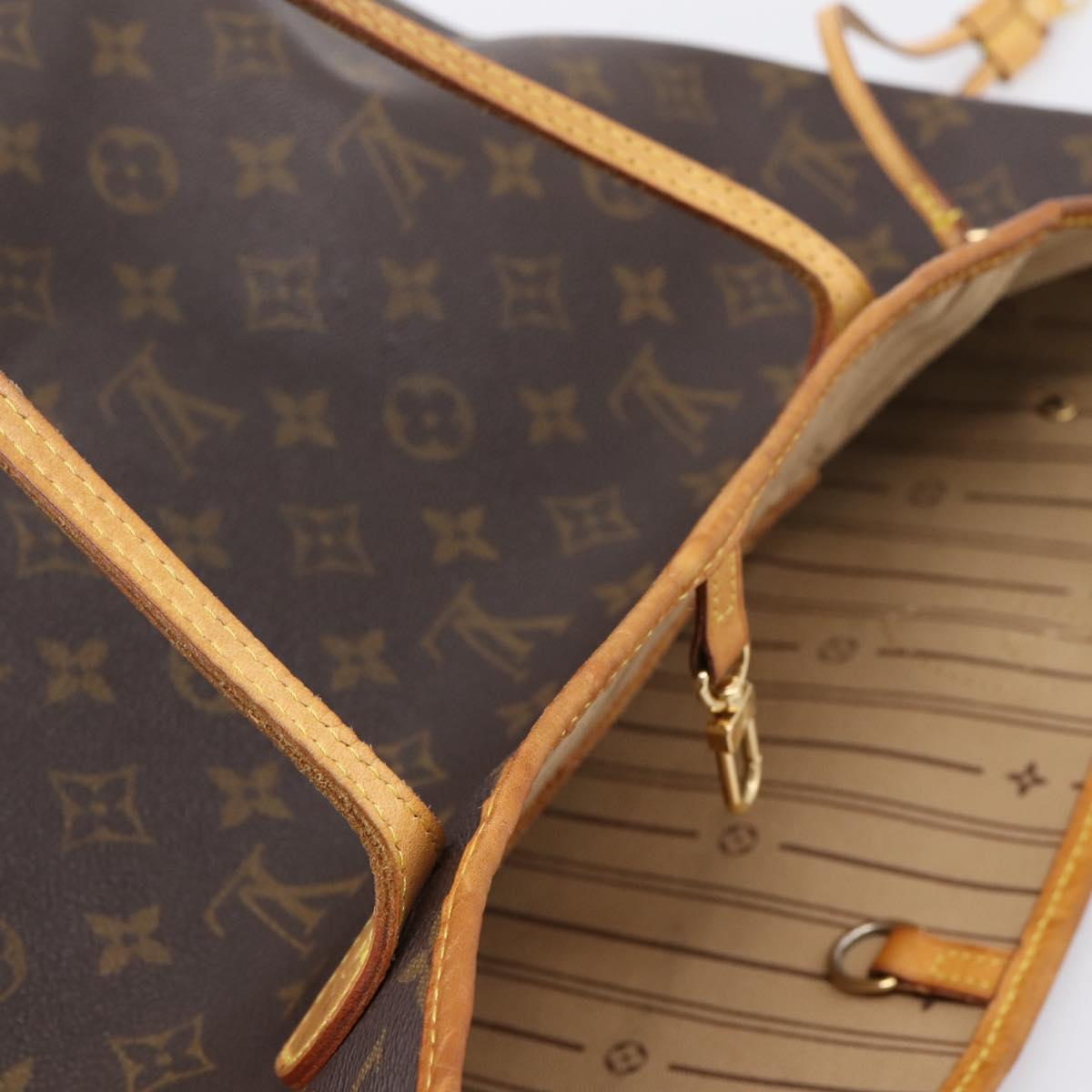 LOUIS VUITTON Monogram Neverfull MM Tote Bag M40156 LV Auth 203165