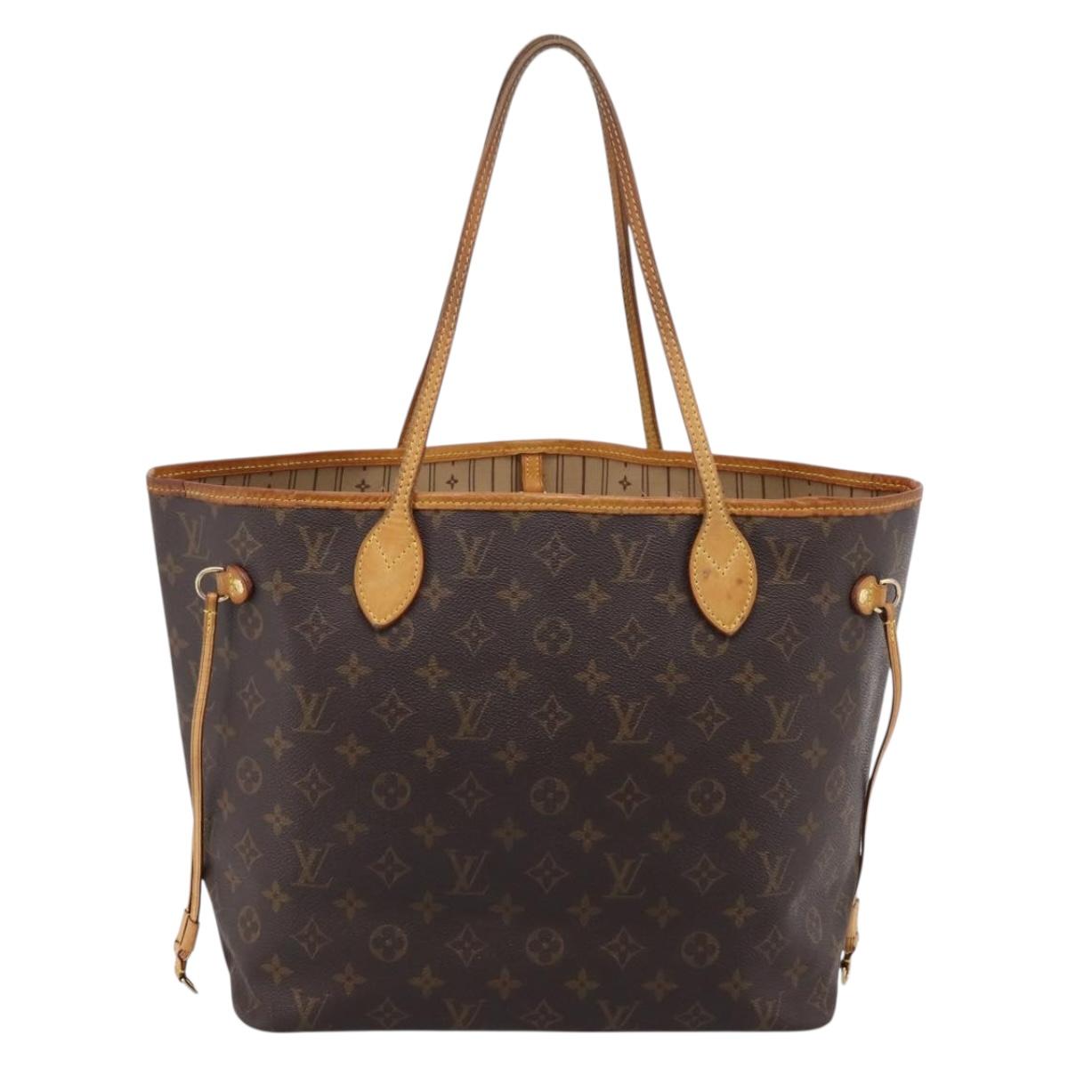 LOUIS VUITTON Monogram Neverfull MM Tote Bag M40156 LV Auth 203165