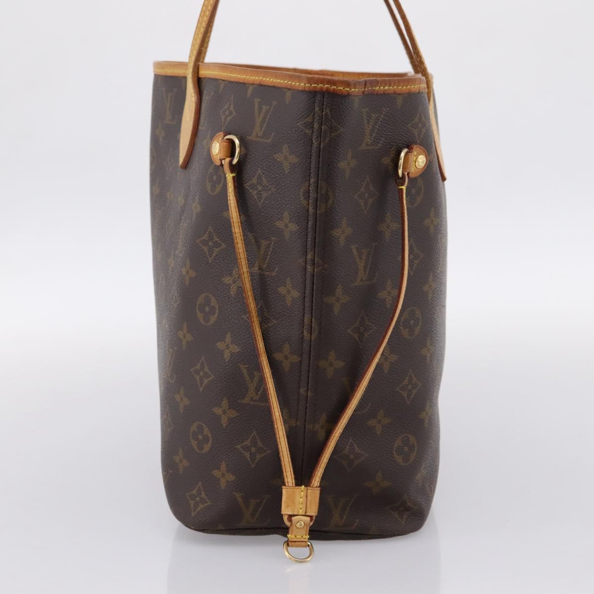 LOUIS VUITTON Monogram Neverfull MM Tote Bag M40156 LV Auth 203165