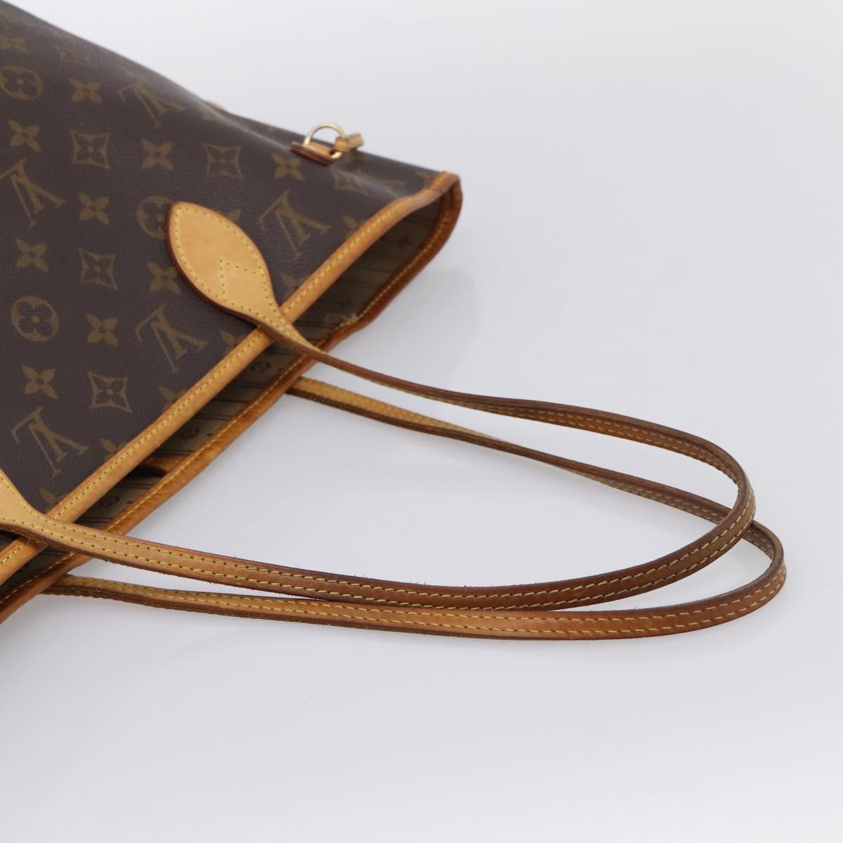 LOUIS VUITTON Monogram Neverfull MM Tote Bag M40156 LV Auth 203165