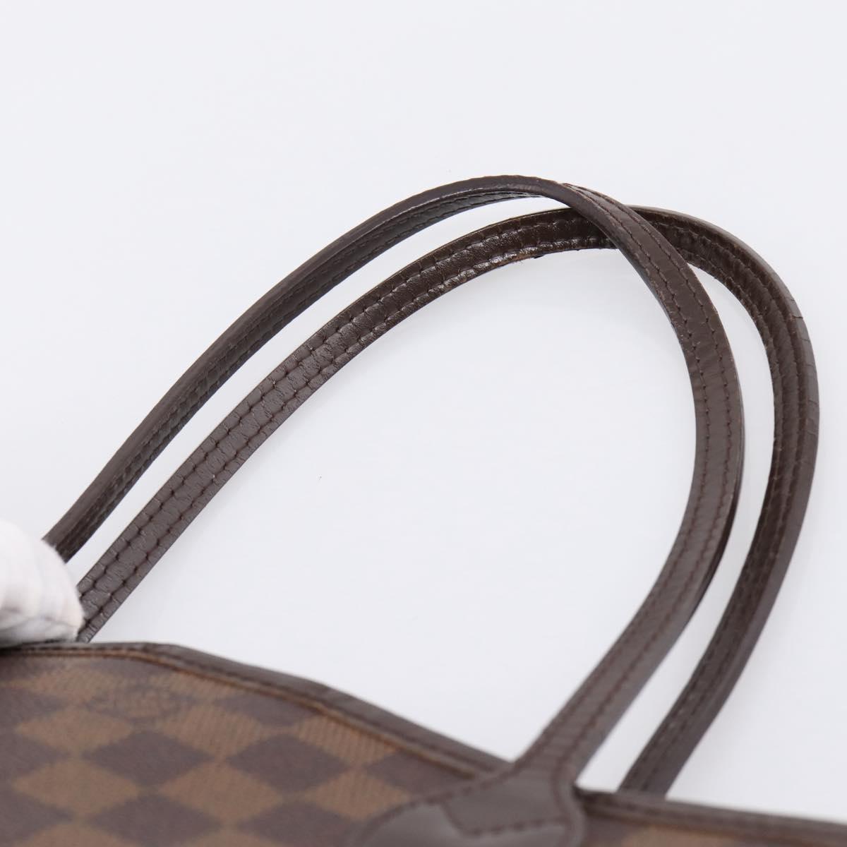LOUIS VUITTON Damier Ebene Neverfull PM Tote Bag N51109 LV Auth 203167A