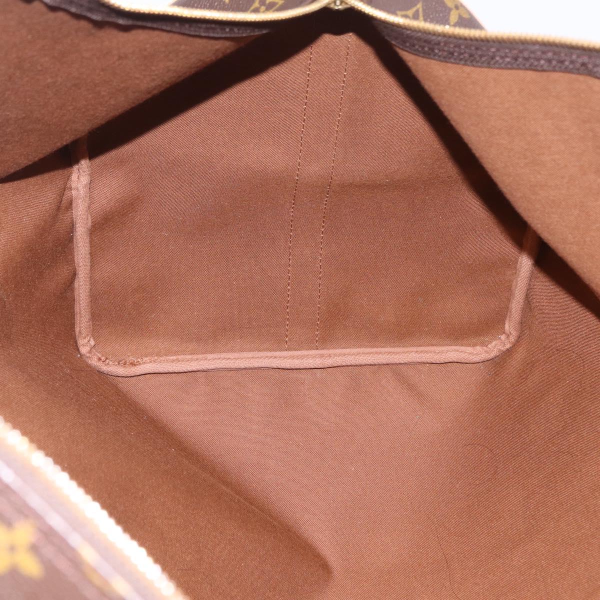 LOUIS VUITTON Monogram Keepall Bandouliere 60 Boston Bag M41412 LV Auth 203169