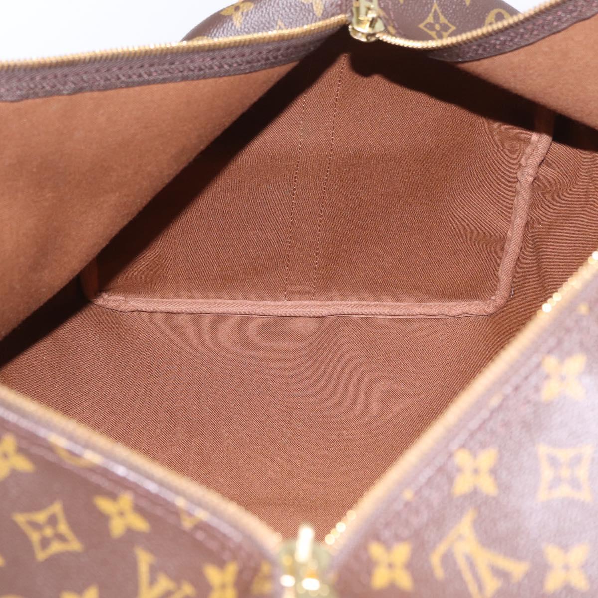 LOUIS VUITTON Monogram Keepall Bandouliere 60 Boston Bag M41412 LV Auth 203169
