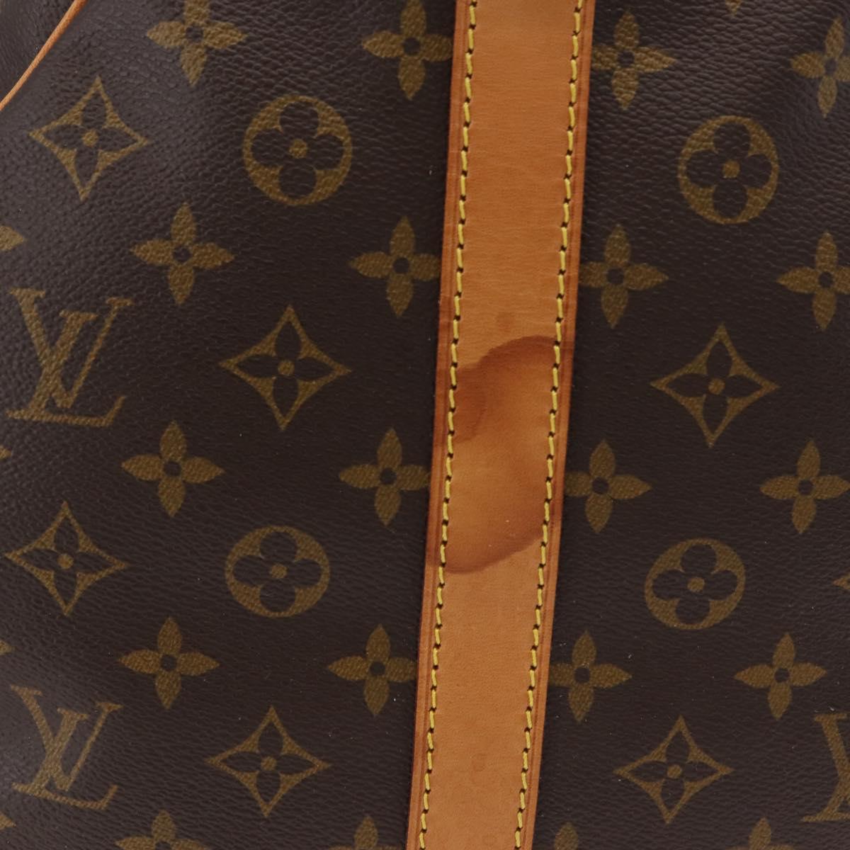 LOUIS VUITTON Monogram Keepall Bandouliere 60 Boston Bag M41412 LV Auth 203169