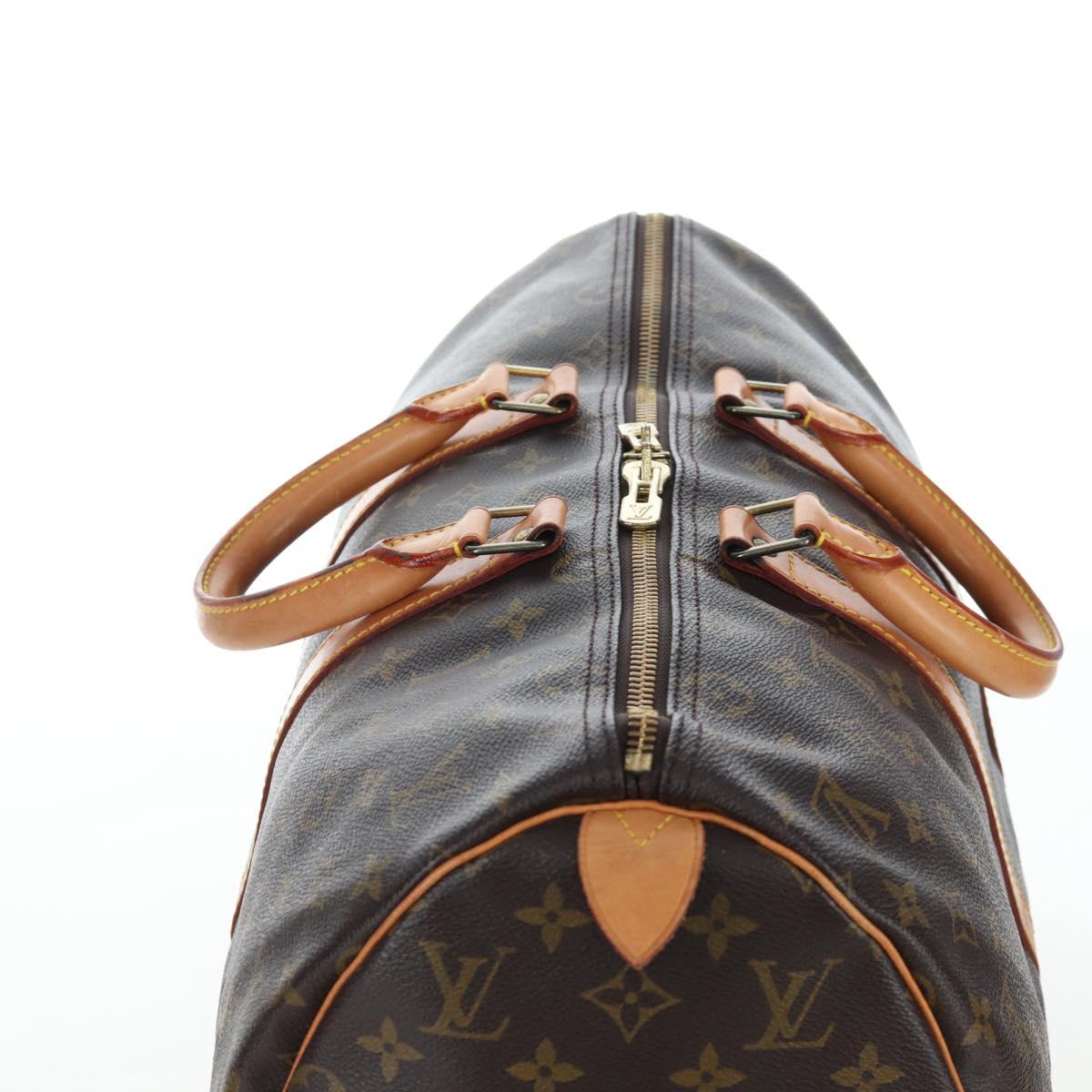 LOUIS VUITTON Monogram Keepall 45 Boston Bag M41428 LV Auth 203170V
