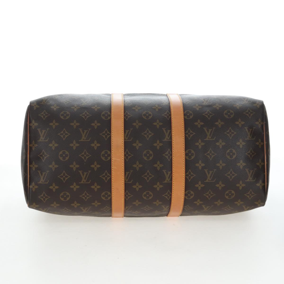 LOUIS VUITTON Monogram Keepall 45 Boston Bag M41428 LV Auth 203170V