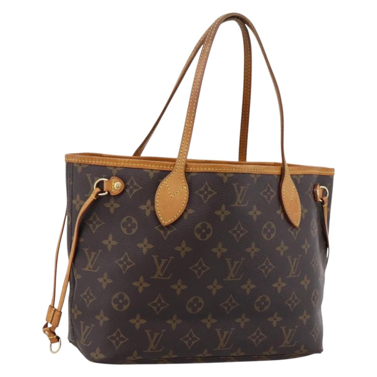 LOUIS VUITTON Monogram Neverfull PM Tote Bag M40155 LV Auth 203173A