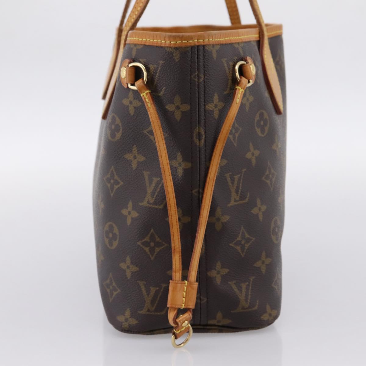 LOUIS VUITTON Monogram Neverfull PM Tote Bag M40155 LV Auth 203173A