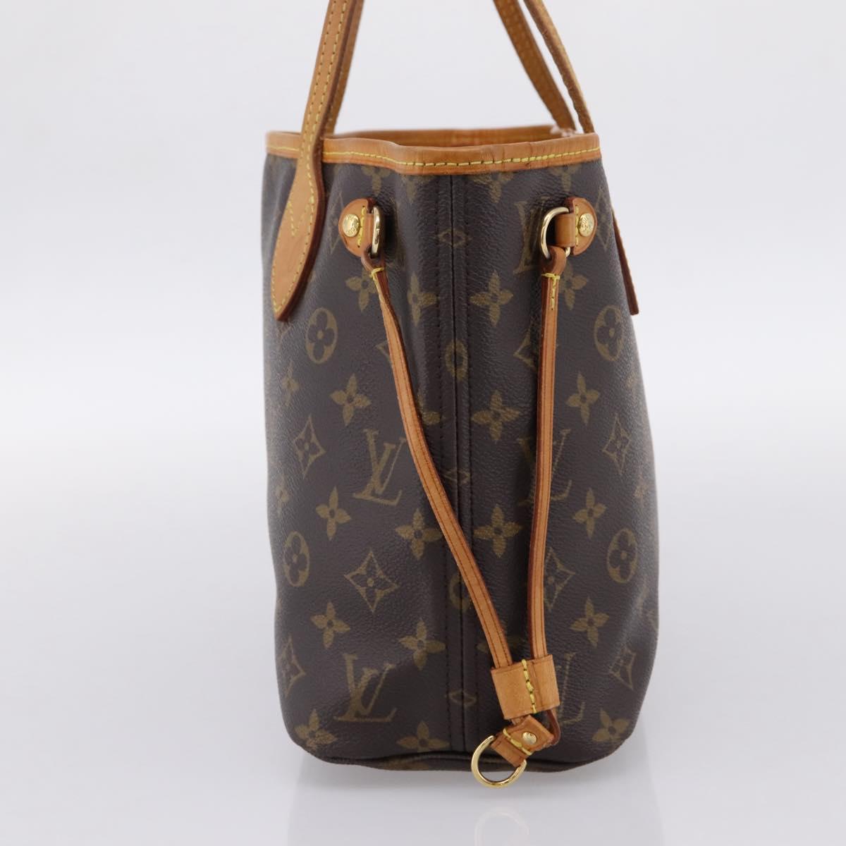 LOUIS VUITTON Monogram Neverfull PM Tote Bag M40155 LV Auth 203173A