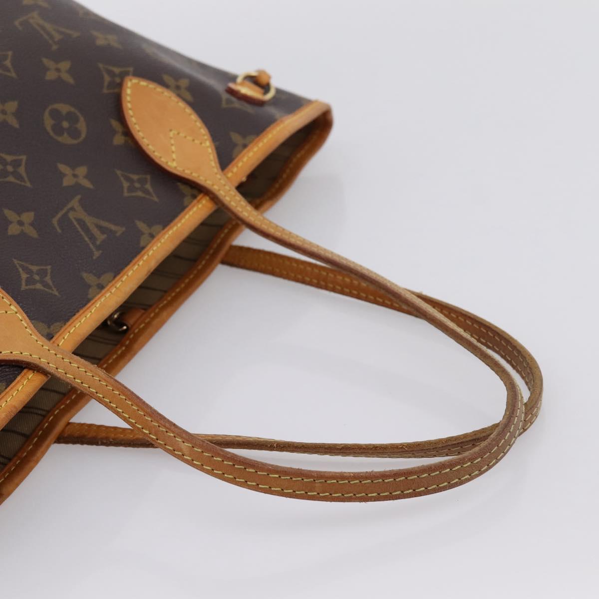 LOUIS VUITTON Monogram Neverfull PM Tote Bag M40155 LV Auth 203173A