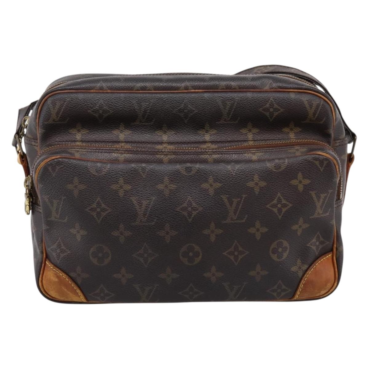 LOUIS VUITTON Monogram Nile Shoulder Bag M45244 LV Auth 203174