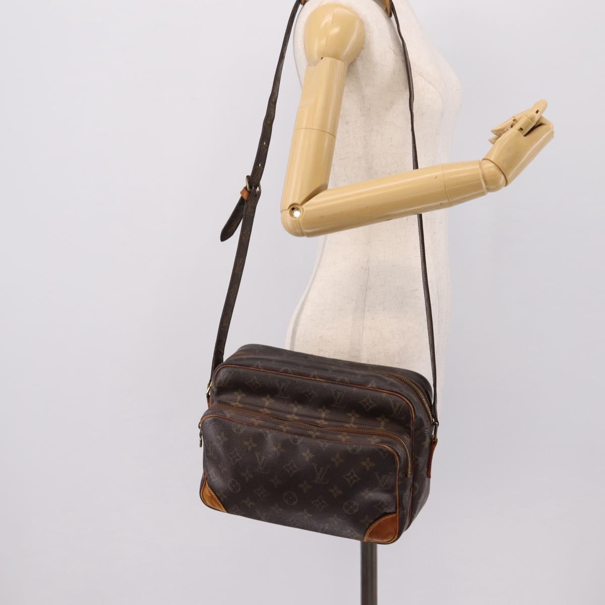 LOUIS VUITTON Monogram Nile Shoulder Bag M45244 LV Auth 203174