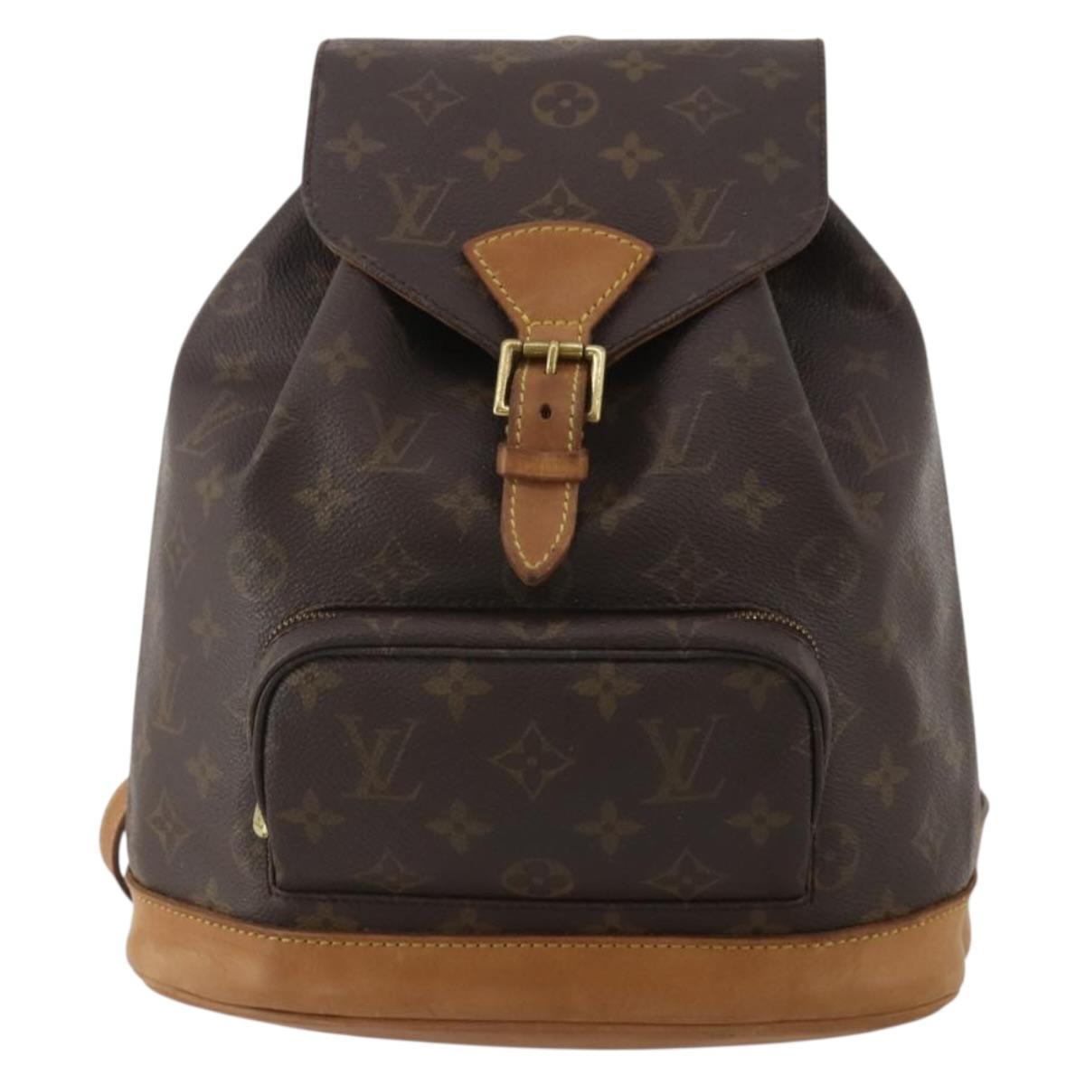 LOUIS VUITTON Monogram Montsouris MM Backpack M51136 LV Auth 203175A