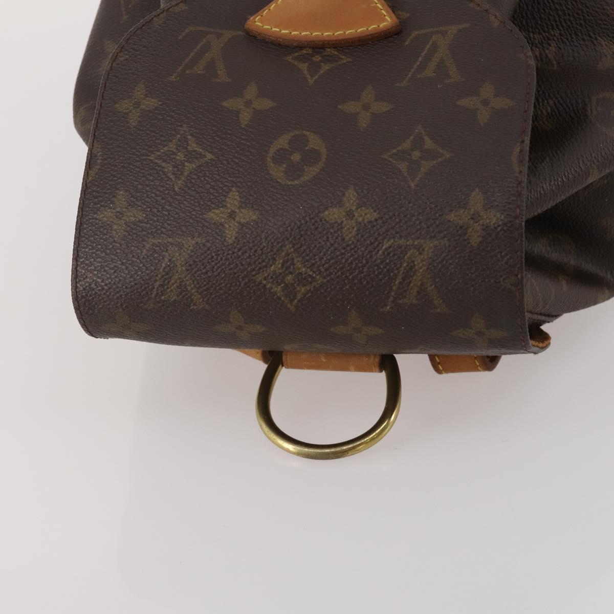 LOUIS VUITTON Monogram Montsouris MM Backpack M51136 LV Auth 203175A