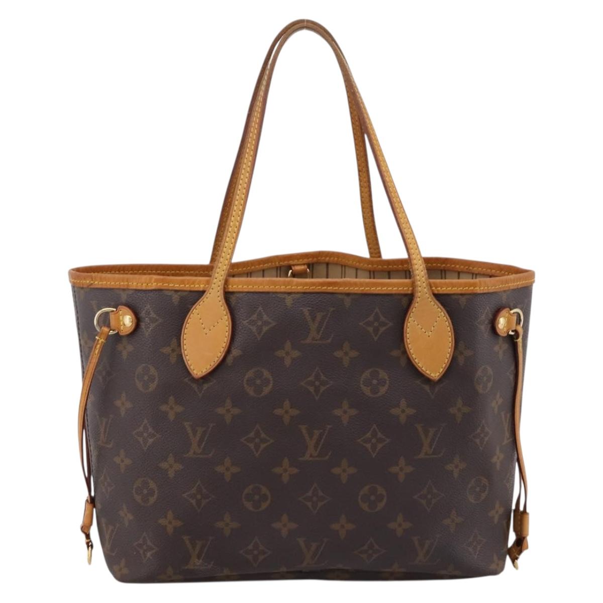 LOUIS VUITTON Monogram Neverfull PM Tote Bag M40155 LV Auth 203177A