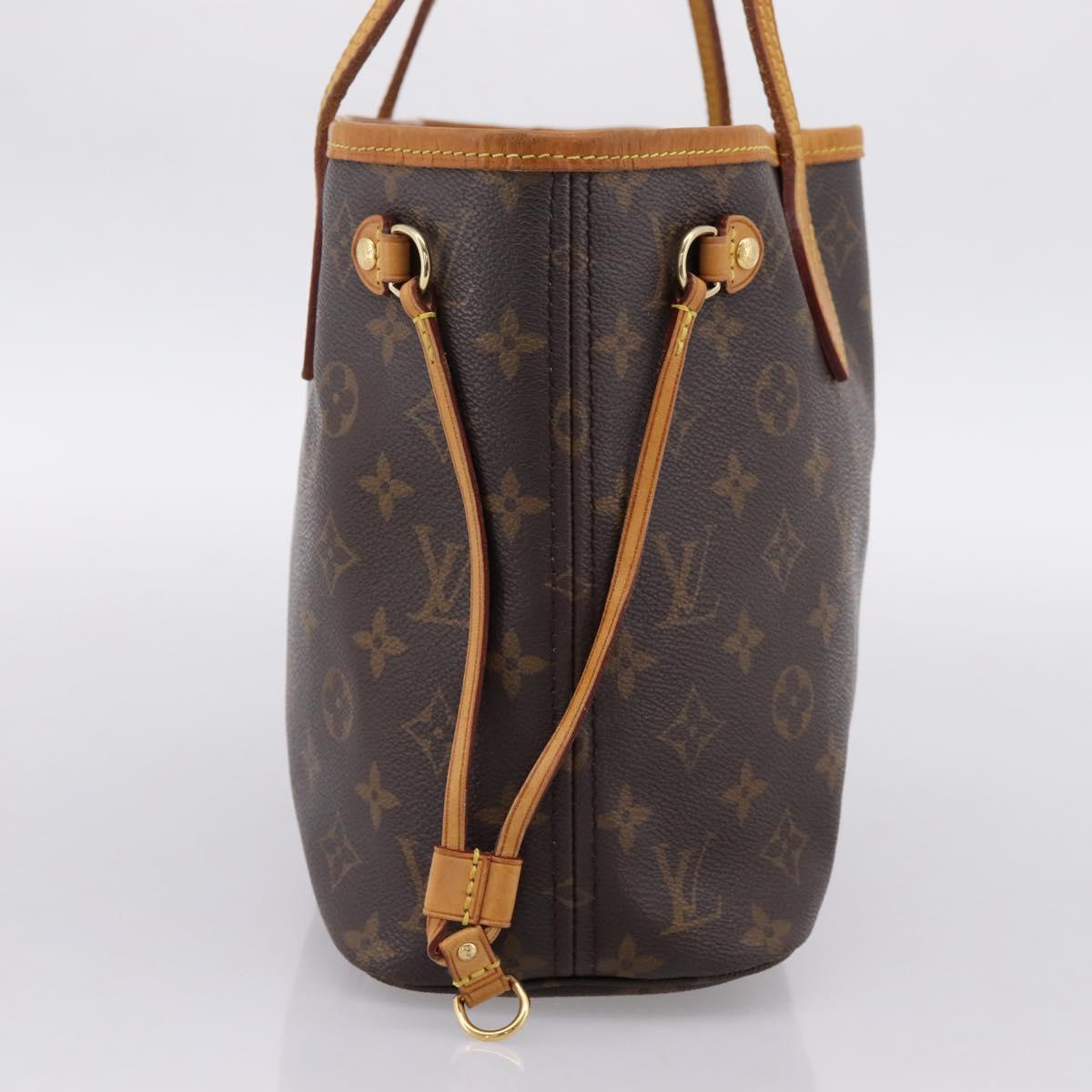 LOUIS VUITTON Monogram Neverfull PM Tote Bag M40155 LV Auth 203177A