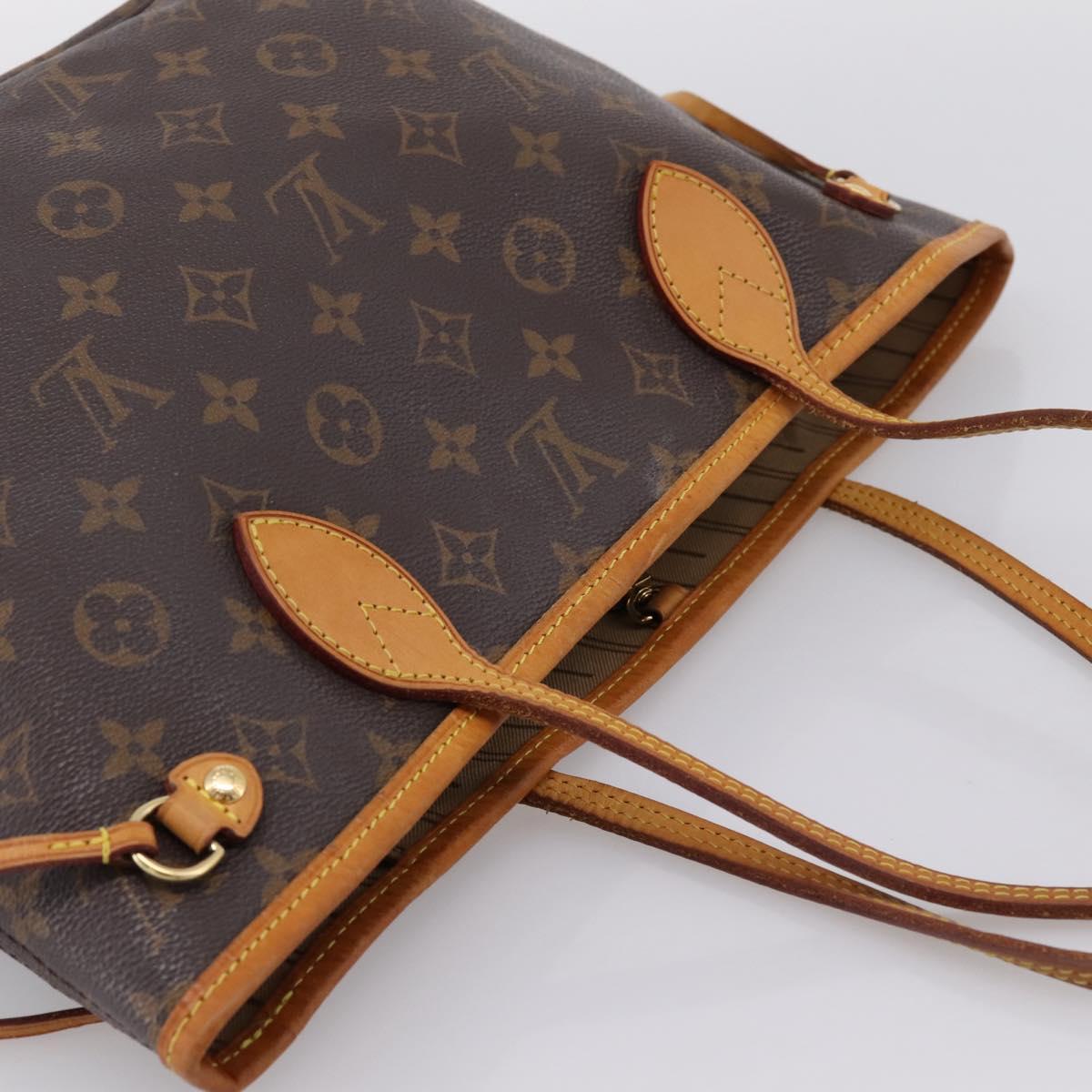 LOUIS VUITTON Monogram Neverfull PM Tote Bag M40155 LV Auth 203177A