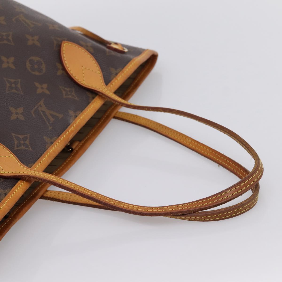 LOUIS VUITTON Monogram Neverfull PM Tote Bag M40155 LV Auth 203177A