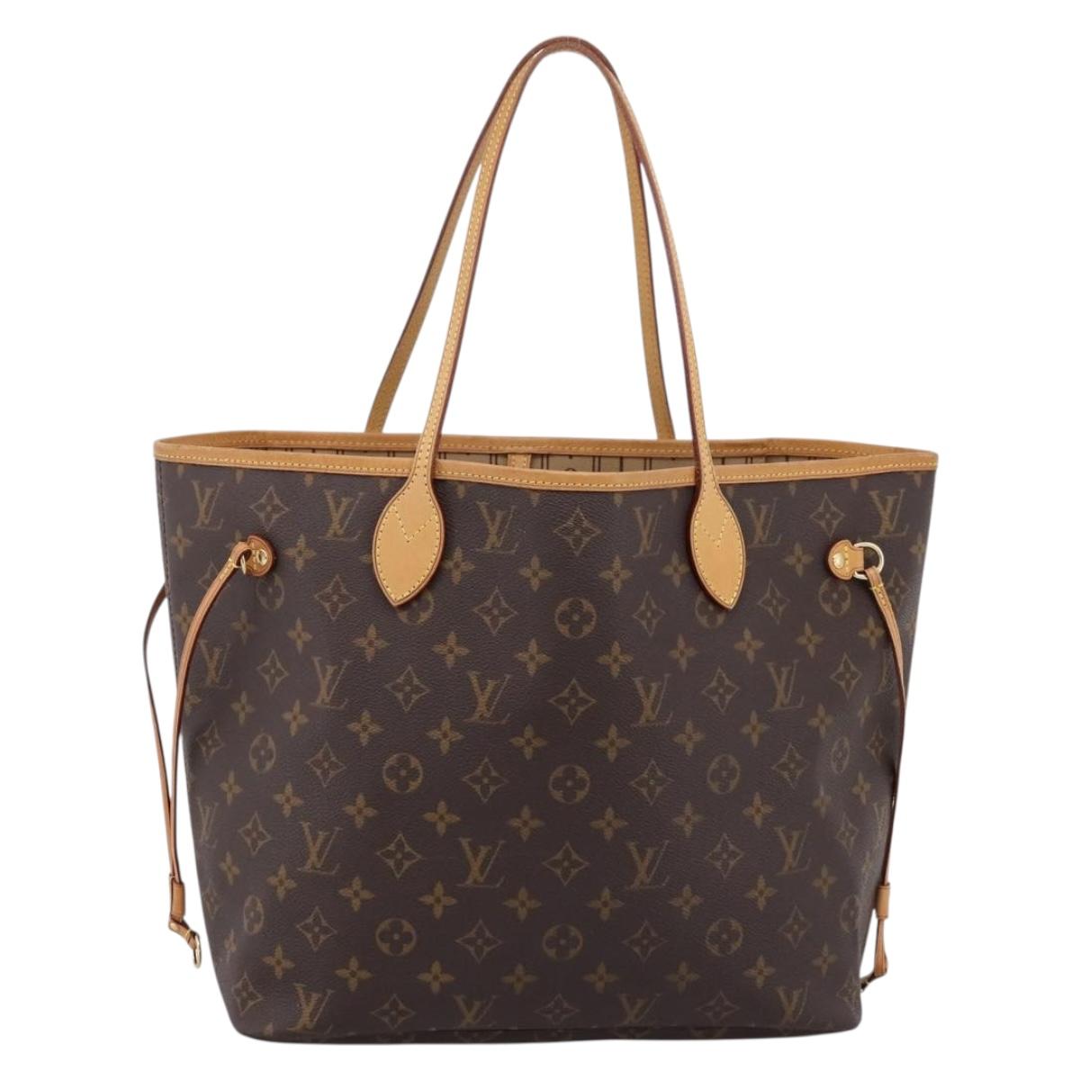 LOUIS VUITTON Monogram Neverfull MM Tote Bag M40156 LV Auth 203178V