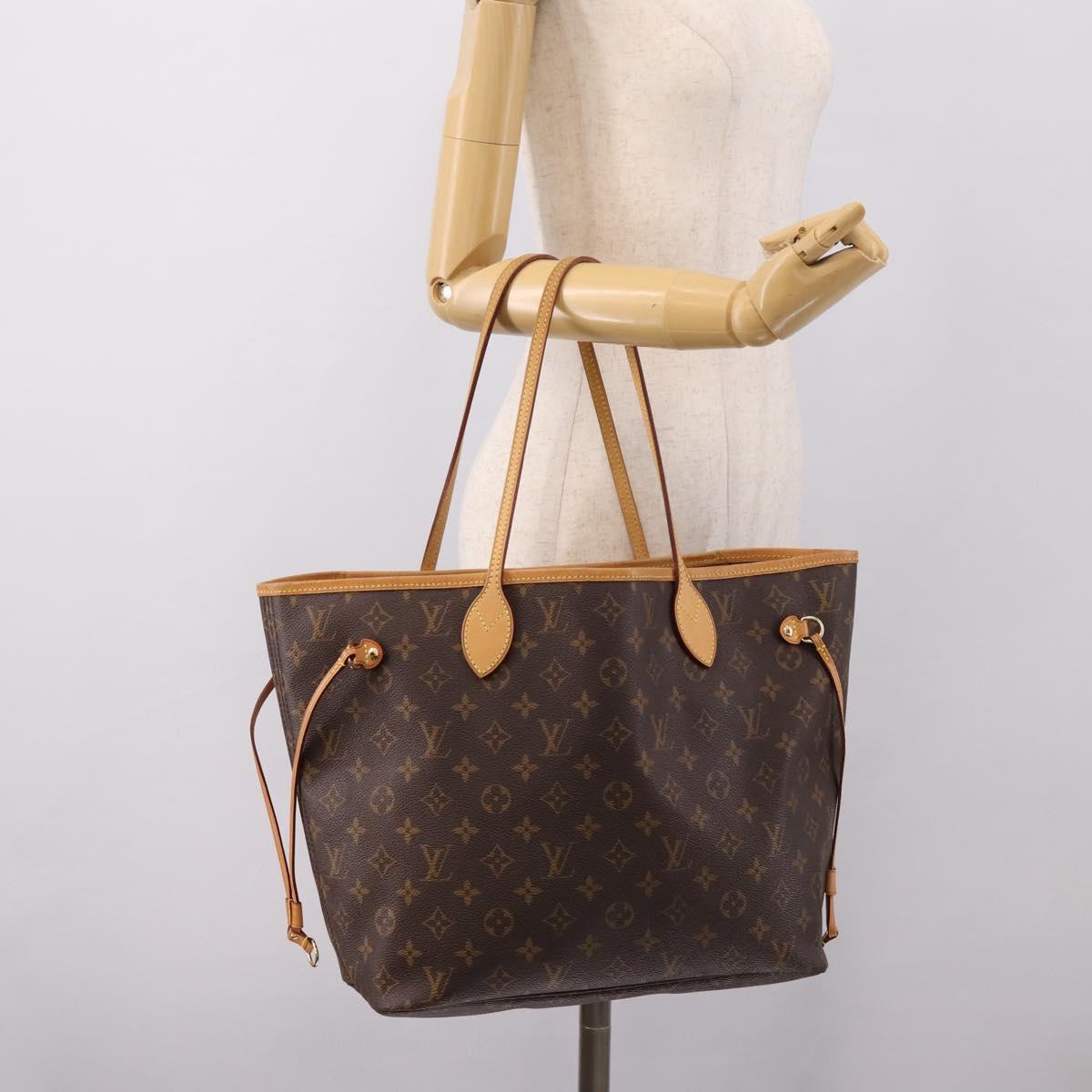 LOUIS VUITTON Monogram Neverfull MM Tote Bag M40156 LV Auth 203178V