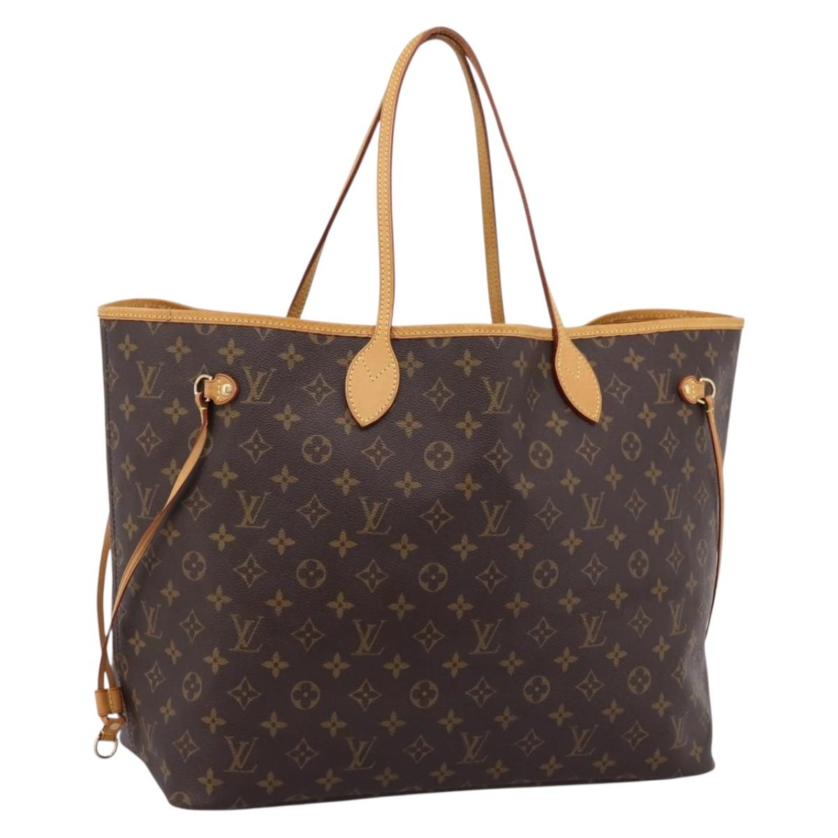 LOUIS VUITTON Monogram Neverfull GM Tote Bag M40157 LV Auth 203186V