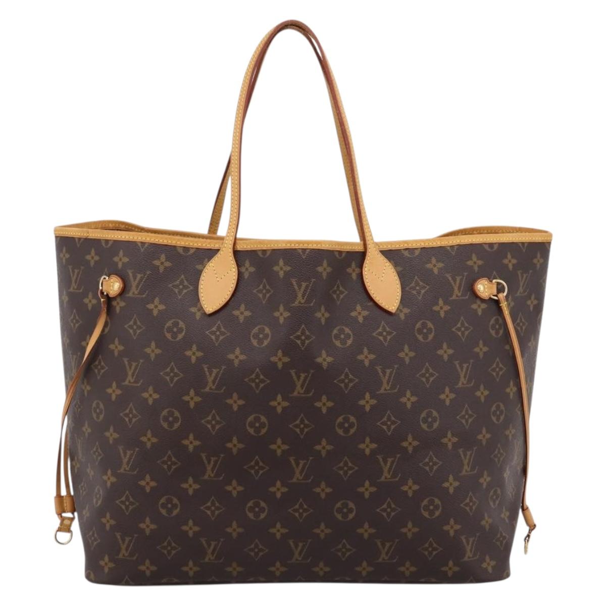 LOUIS VUITTON Monogram Neverfull GM Tote Bag M40157 LV Auth 203186V