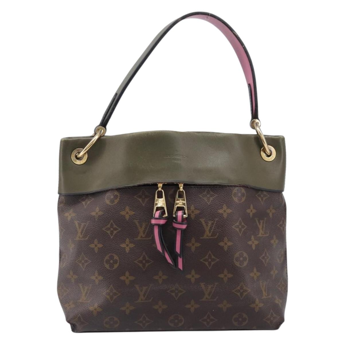 LOUIS VUITTON Monogram Tuile Reevess Shoulder Bag M43159 LV Auth 203187