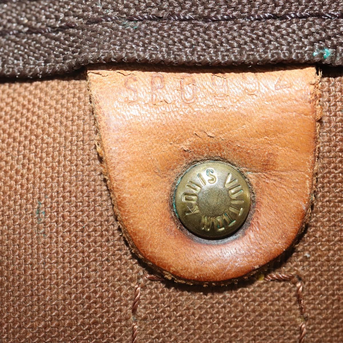 LOUIS VUITTON Monogram Keepall 45 Boston Bag M41428 LV Auth 203188