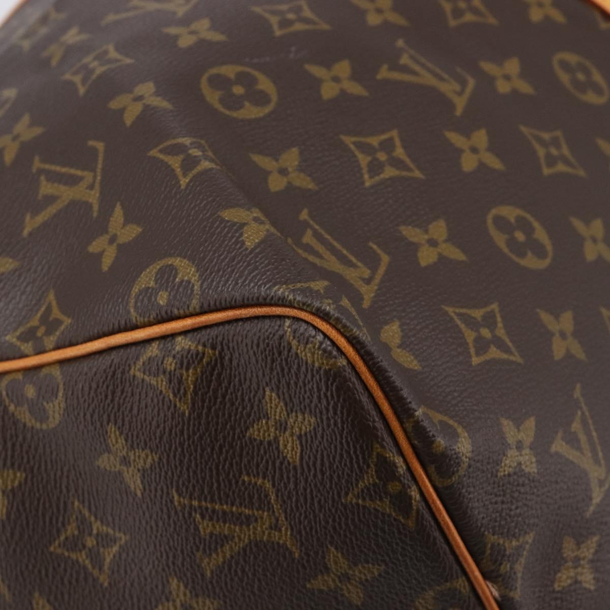 LOUIS VUITTON Monogram Keepall 55 Boston Bag M41424 LV Auth 203190V