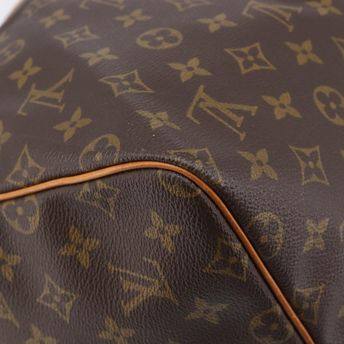 LOUIS VUITTON Monogram Keepall 55 Boston Bag M41424 LV Auth 203190V