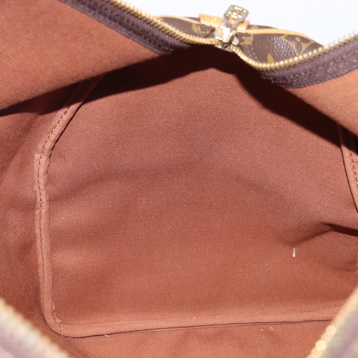 LOUIS VUITTON Monogram Keepall 55 Boston Bag M41424 LV Auth 203190V