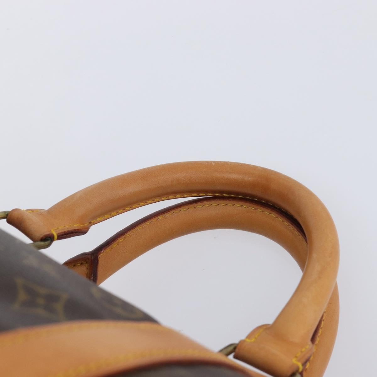LOUIS VUITTON Monogram Keepall 55 Boston Bag M41424 LV Auth 203190V