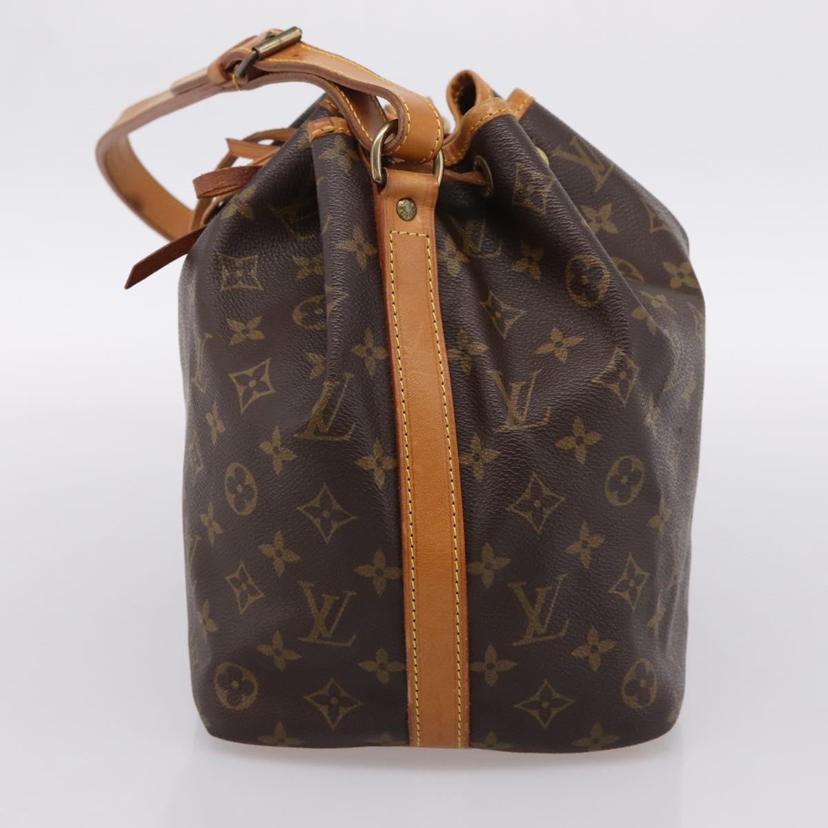 LOUIS VUITTON Monogram Petit Noe Shoulder Bag M42226 LV Auth 203191V