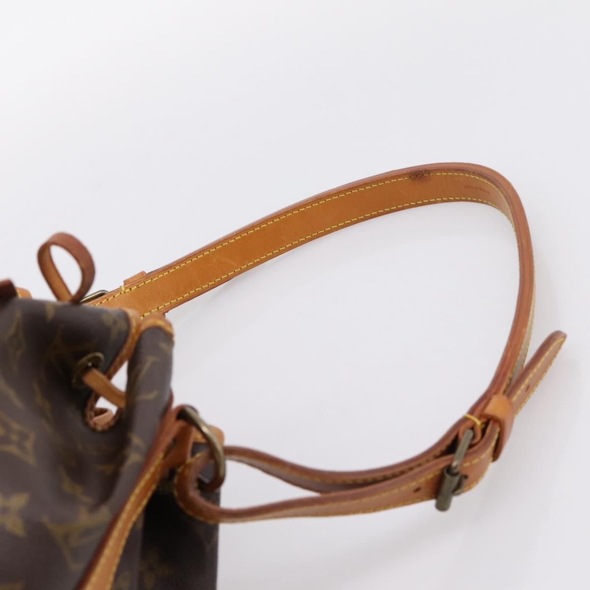 LOUIS VUITTON Monogram Petit Noe Shoulder Bag M42226 LV Auth 203191V